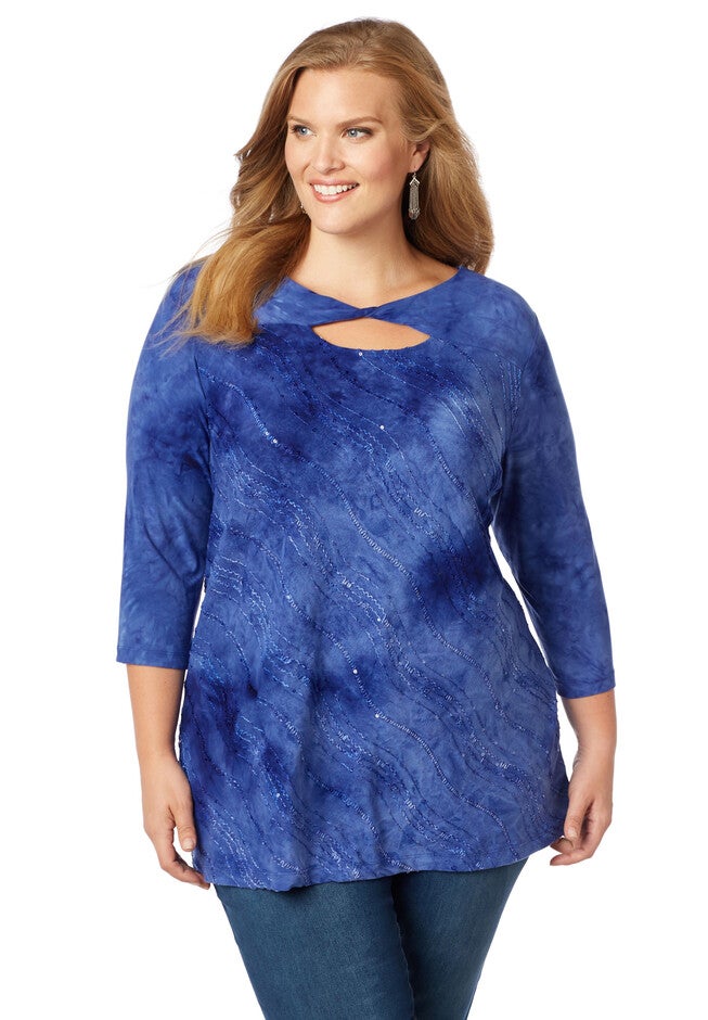 Azure Waves Top, EQUINOX BLUE, hi-res image number null