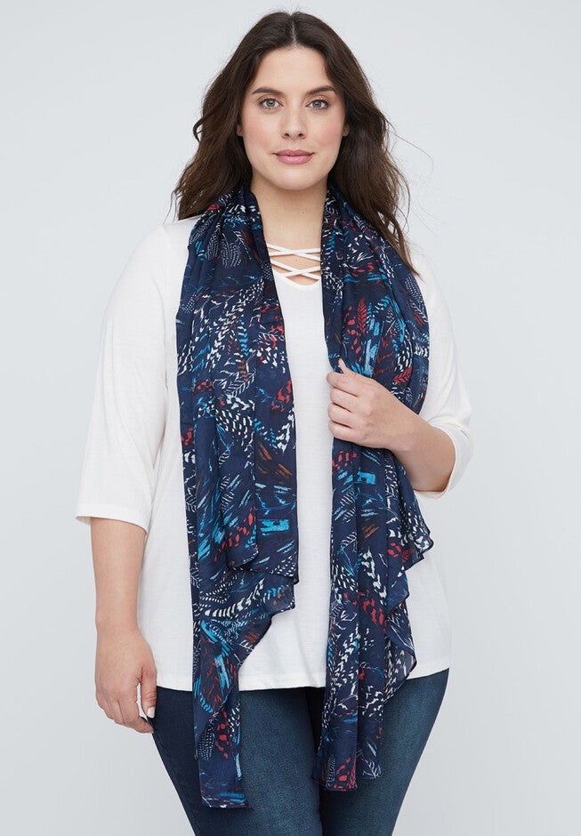 South Garden Scarf, MIDNIGHT, hi-res image number 0