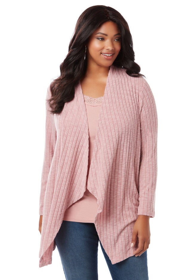 Alpine Lodge Cardigan, PRIMA PINK, hi-res image number null