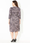 Curvy Collection Drape Front Dress, , on-hover image number null