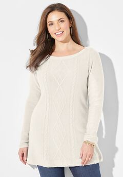 Cashmiracle&trade; Cable Sweater