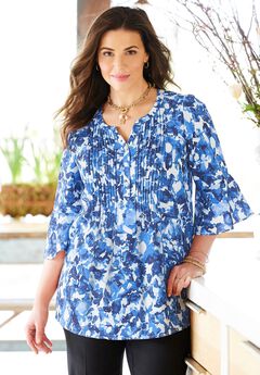 Georgette Pintuck Blouse
