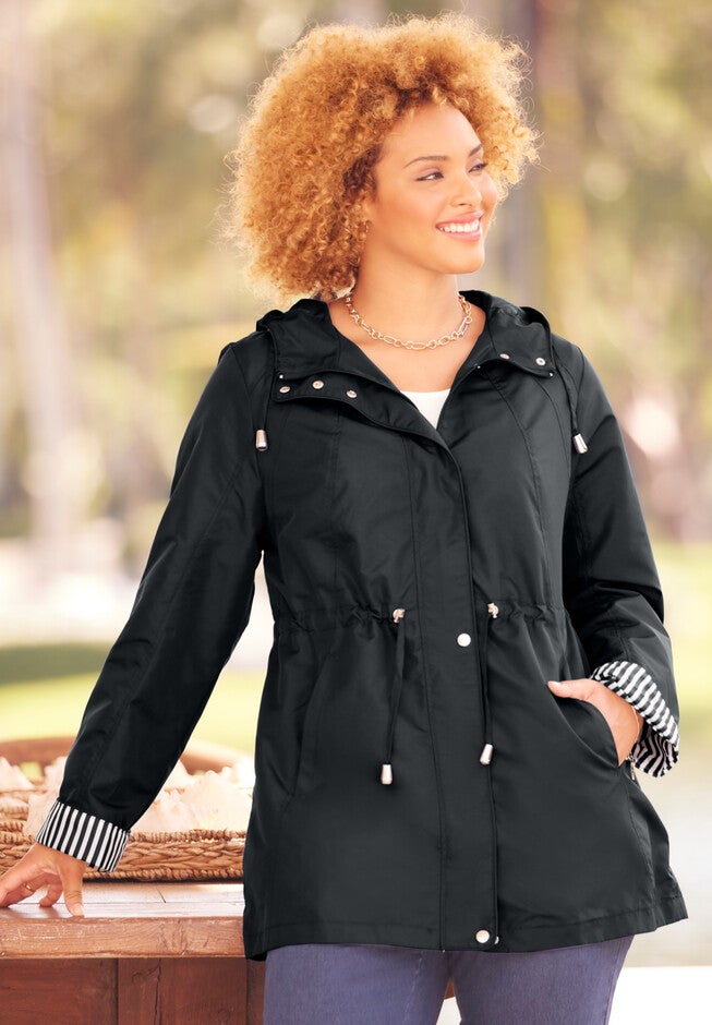 Liz&Me® Anorak Raincoat, BLACK, hi-res image number null