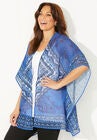 Scarf Print Kimono, , alternate image number null