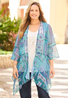Seasonless Cascade Kimono