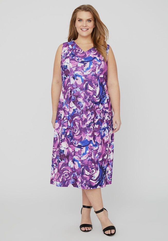 Reign of Roses Dress, FRESH ACAI, hi-res image number 0