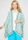 Springwater Gauze Kimono, GEO PRINT, hi-res image number 0