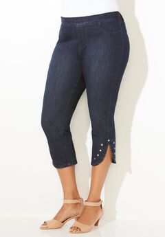 Sparkle Hem Capri