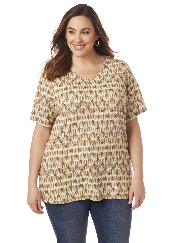 To The Stars Tee, DUSKY GREEN, hi-res image number 0