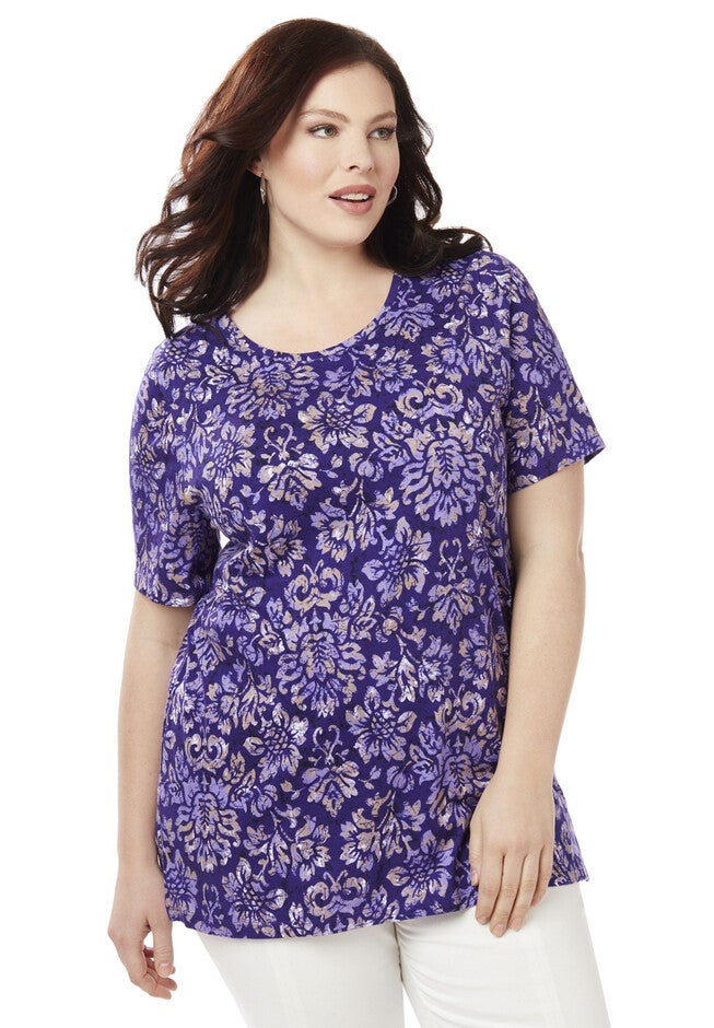 Tropicscroll Easy Fit Tee, PURPLE, hi-res image number null