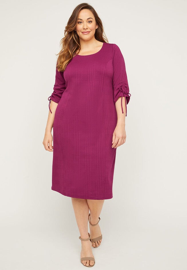 Deep Magenta Shift Dress, PURPLE POTION, hi-res image number null