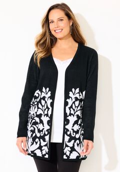 Jacquard Cardigan