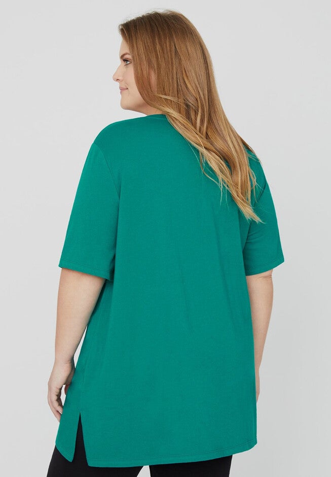 Pintuck Easy Fit Tee, , on-hover image number null
