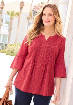 Georgette Pintuck Blouse