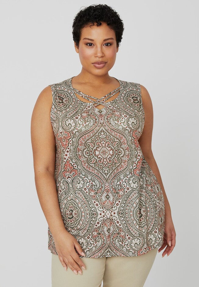 Serene Tank, OATMEAL HEATHER, hi-res image number null