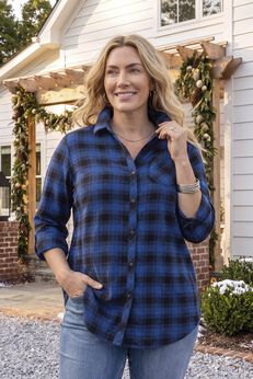 Felicity Brushed Flannel Shirt