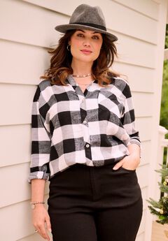 Felicity Brushed Flannel Shirt