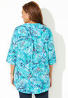 Pintuck Buttonfront Blouse, , on-hover image number null