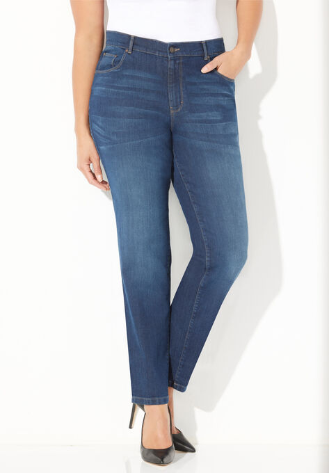 Right Fit Moderately Curvy Modern Slim Leg Jean, BOMBAY WASH, hi-res image number null