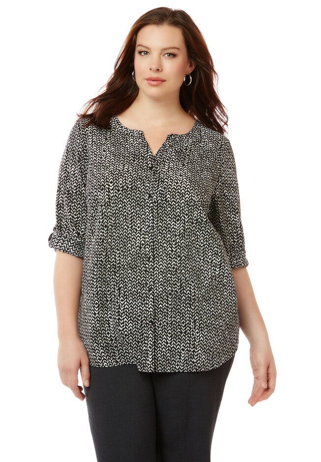 Artist's Brush Blouse, LONDON SKY, hi-res image number null