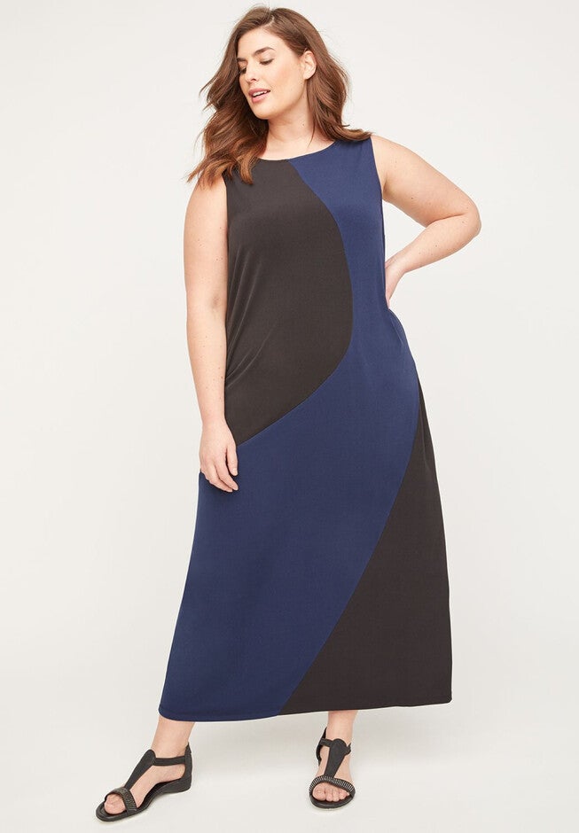 Moonlit Stroll Maxi Dress, MARINER NAVY, hi-res image number null