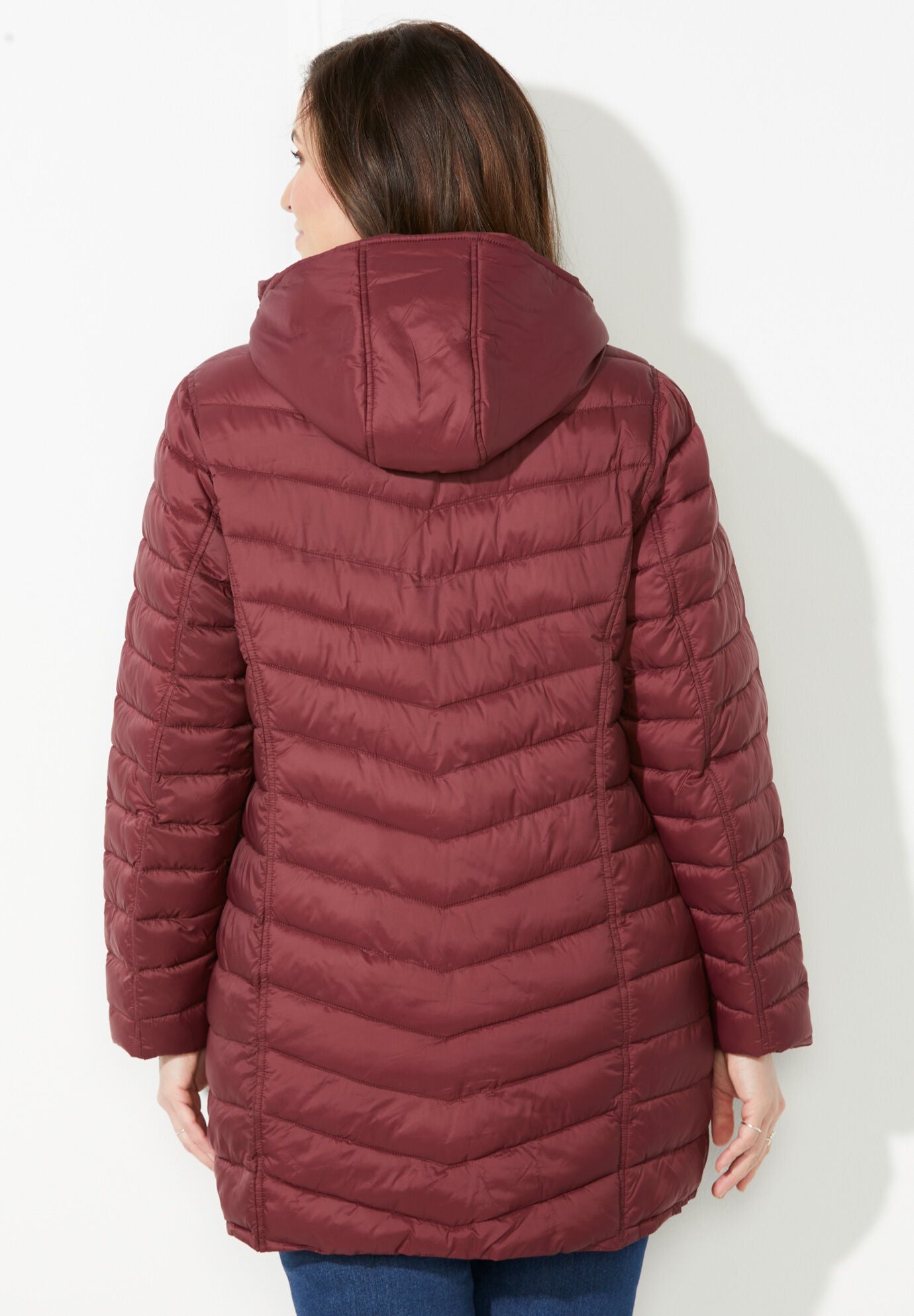 Packable puffer coat womens outlet