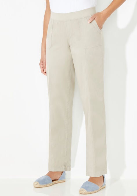 Knit Waist Cargo Pant, CAPPUCCINO TAN, hi-res image number null