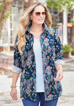 Plus Size Long Sleeve Shirts
