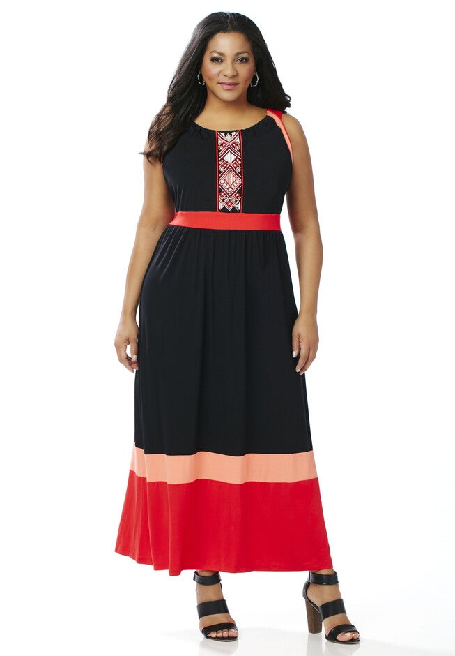 Sunkissed Meadow Maxi, BONFIRE FLAME, hi-res image number null