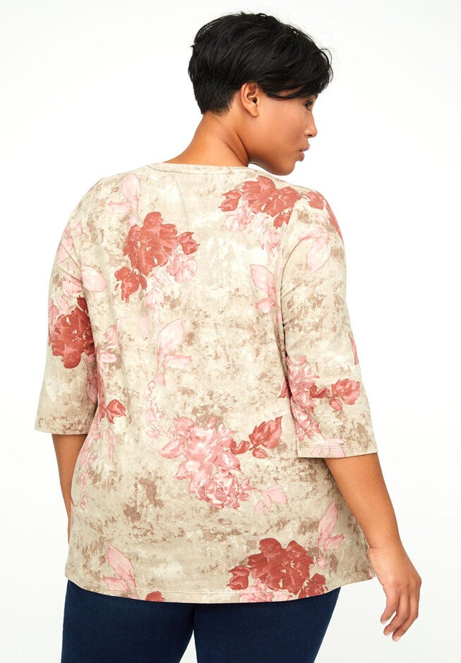 Midnight Vintage Floral Top, , on-hover image number null