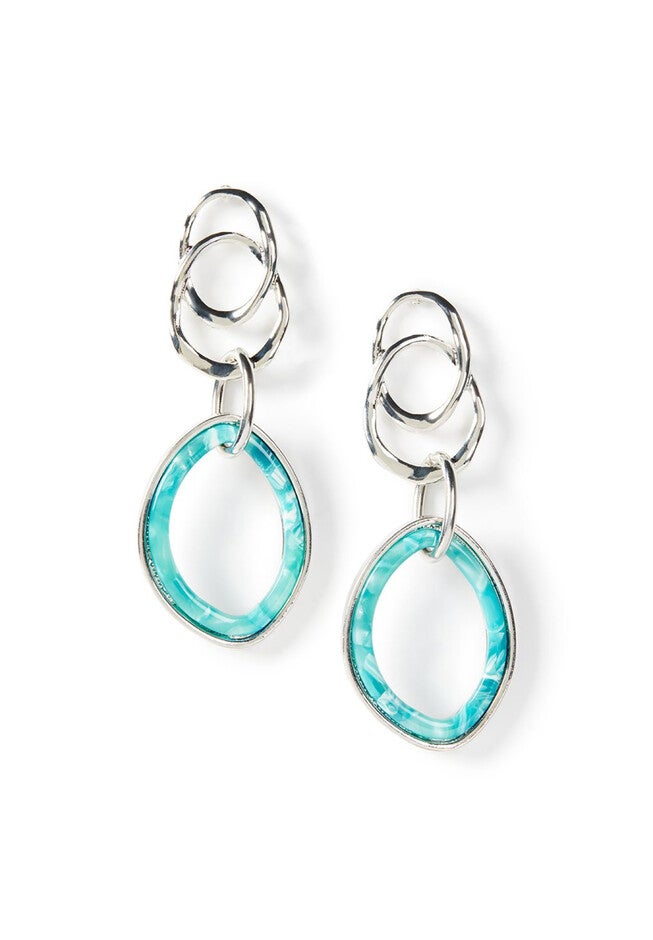 Island Hopping Drop Earrings, BLUE, hi-res image number null