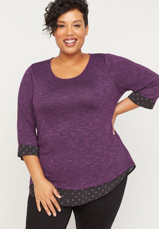 ComfySoft Kentfield Duet Top, GLOXINIA, hi-res image number null