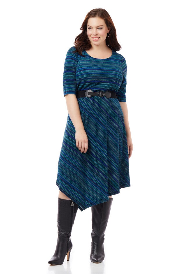 Colorstripe Dress, FANFARE, hi-res image number null