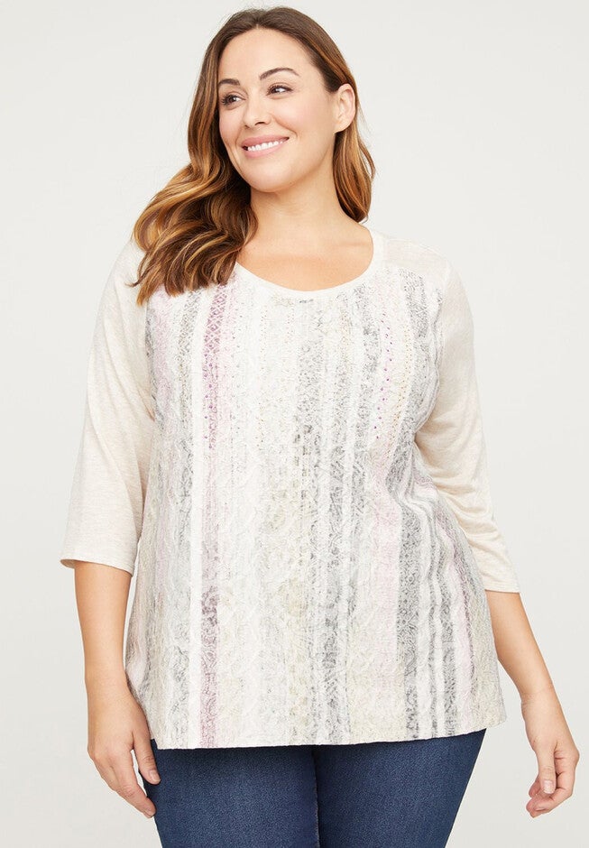 Glistening Glacier Top, CREAM, hi-res image number 0