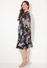 All A-Flutter Chiffon Jacket Dress, , alternate image number null