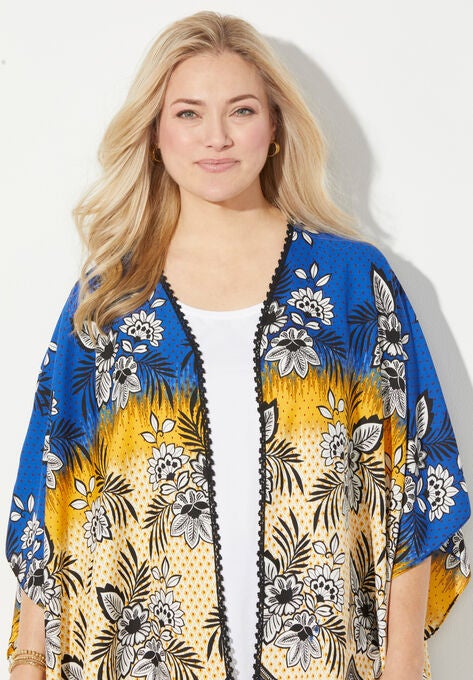 Desert Oasis Georgette Wrap, , alternate image number null