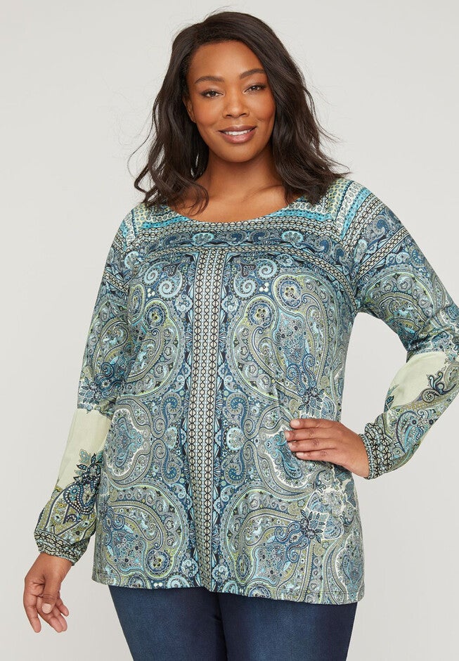 Shaded Cove Paisley Top, LOVING INSPIRATION, hi-res image number null