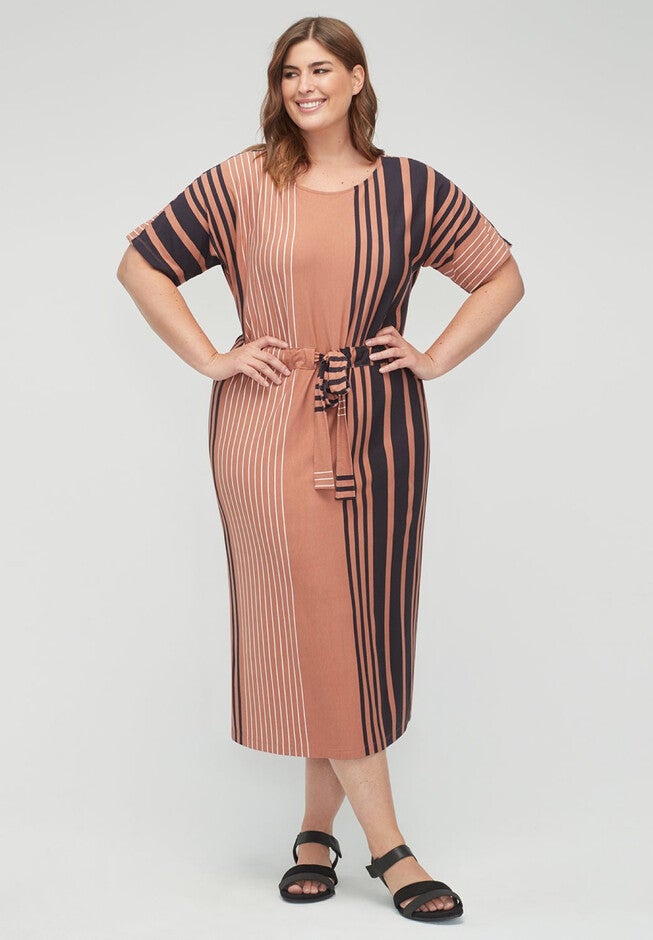 Lake Forest Shift Dress, MOLAX STRIPE, hi-res image number 0