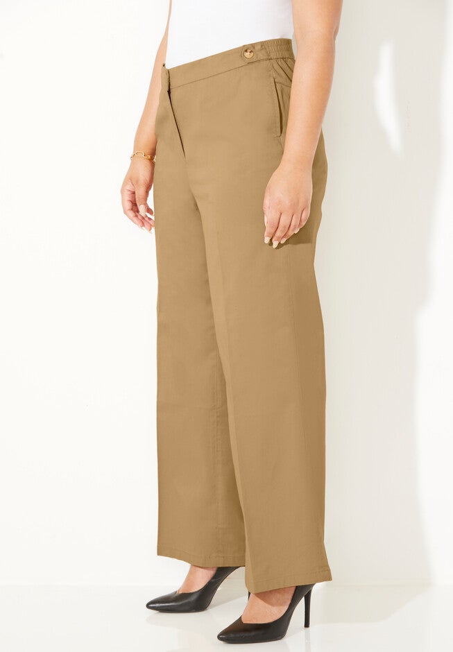 Liz&Me® Wide Leg Trouser, , alternate image number 2
