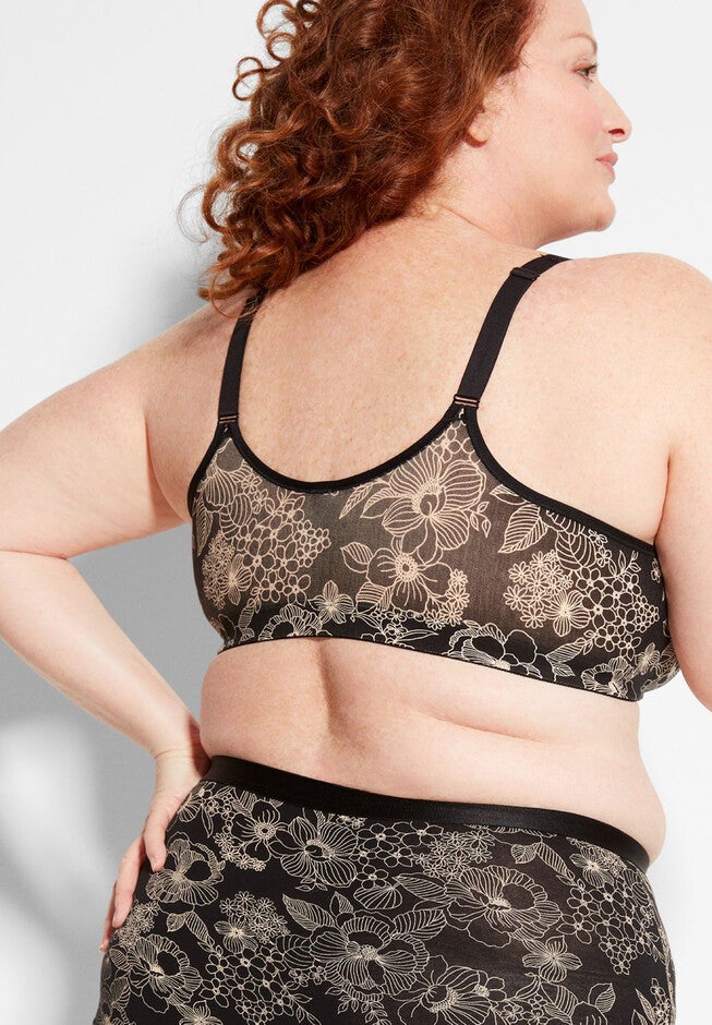 Cotton Comfort Front-Close No-Wire Bra, , on-hover image number 1