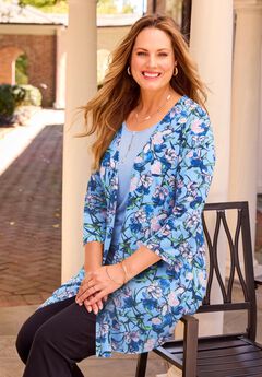 Cardigan and Tank One Piece Top