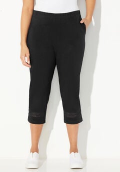 Suprema® Crochet Trim Capri