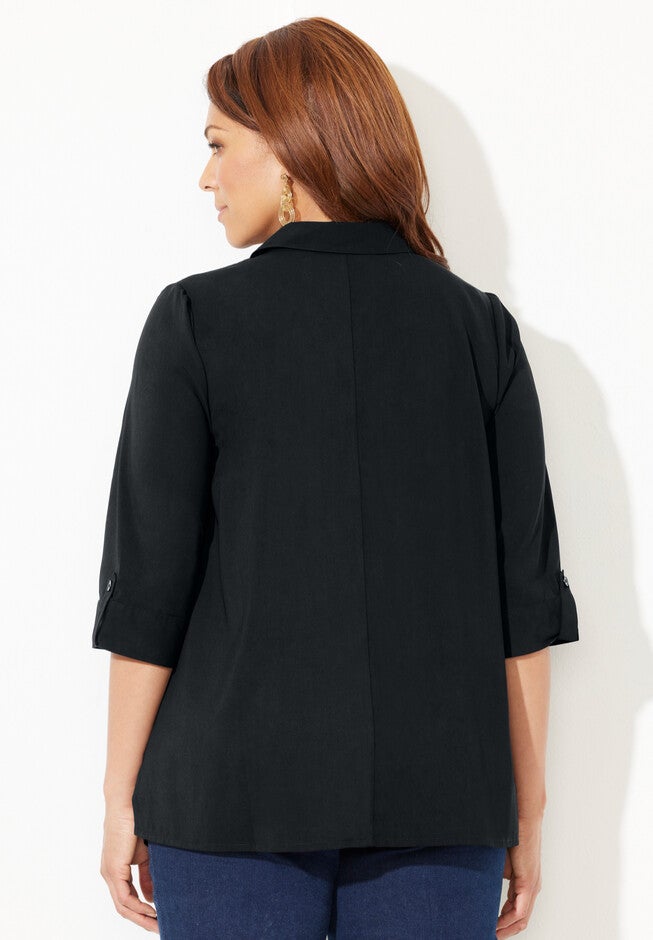 Timeless Rhinestone Blouse, , on-hover image number null