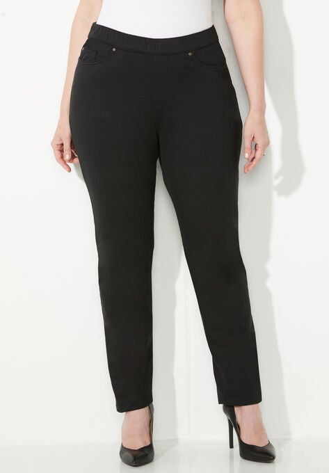The Curvy Knit Jean, BLACK, hi-res image number null