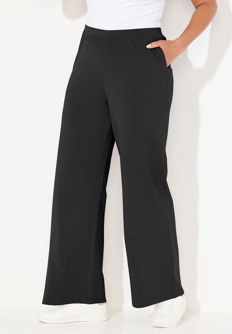Suprema® Wide Leg Pant, BLACK, hi-res image number null