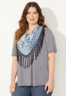 Tee & Scarf Duet Tunic, , alternate image number null