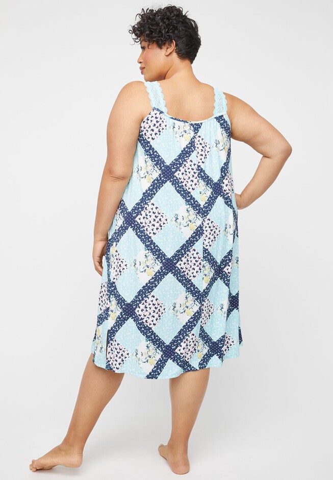 Patchwork Sleep Gown, , on-hover image number null