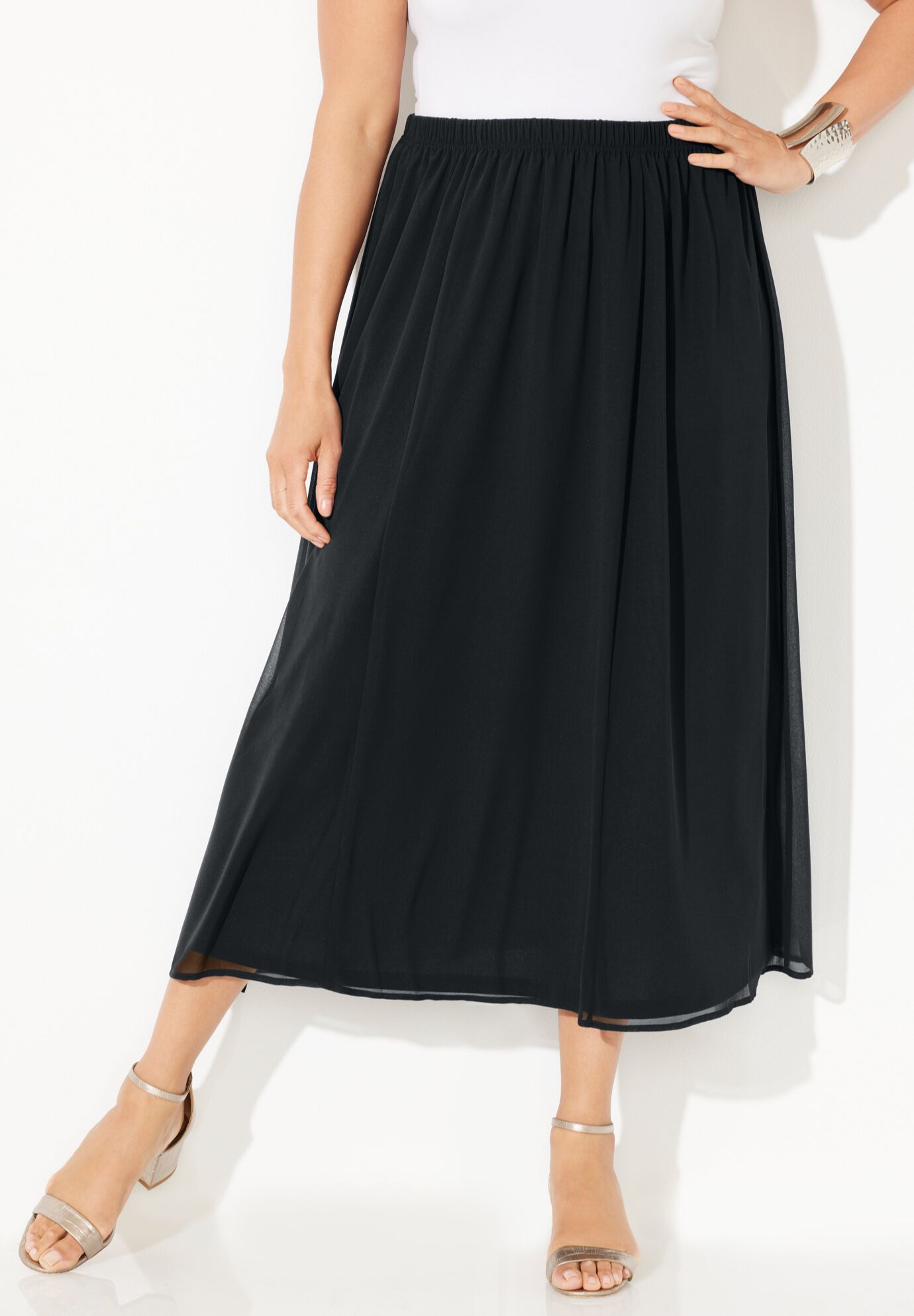 Plus Size Women s Maxi Midi Skirts Catherines