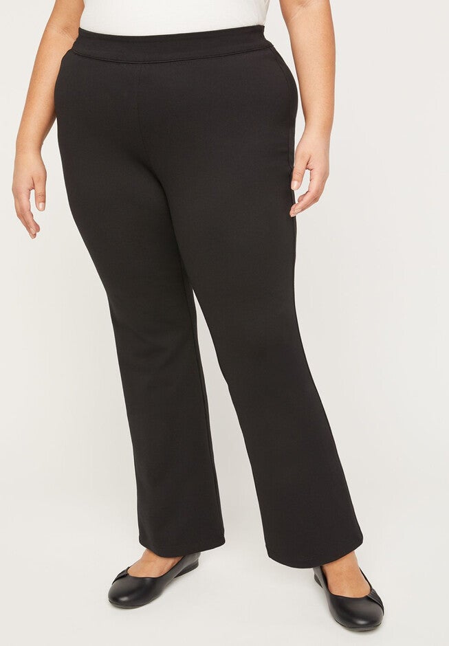 Ponte Pull-On Bootcut Pant, BLACK, hi-res image number 0