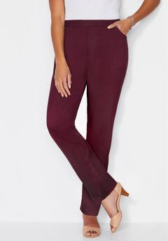 Plus Size Petite Elastic Waist Pants